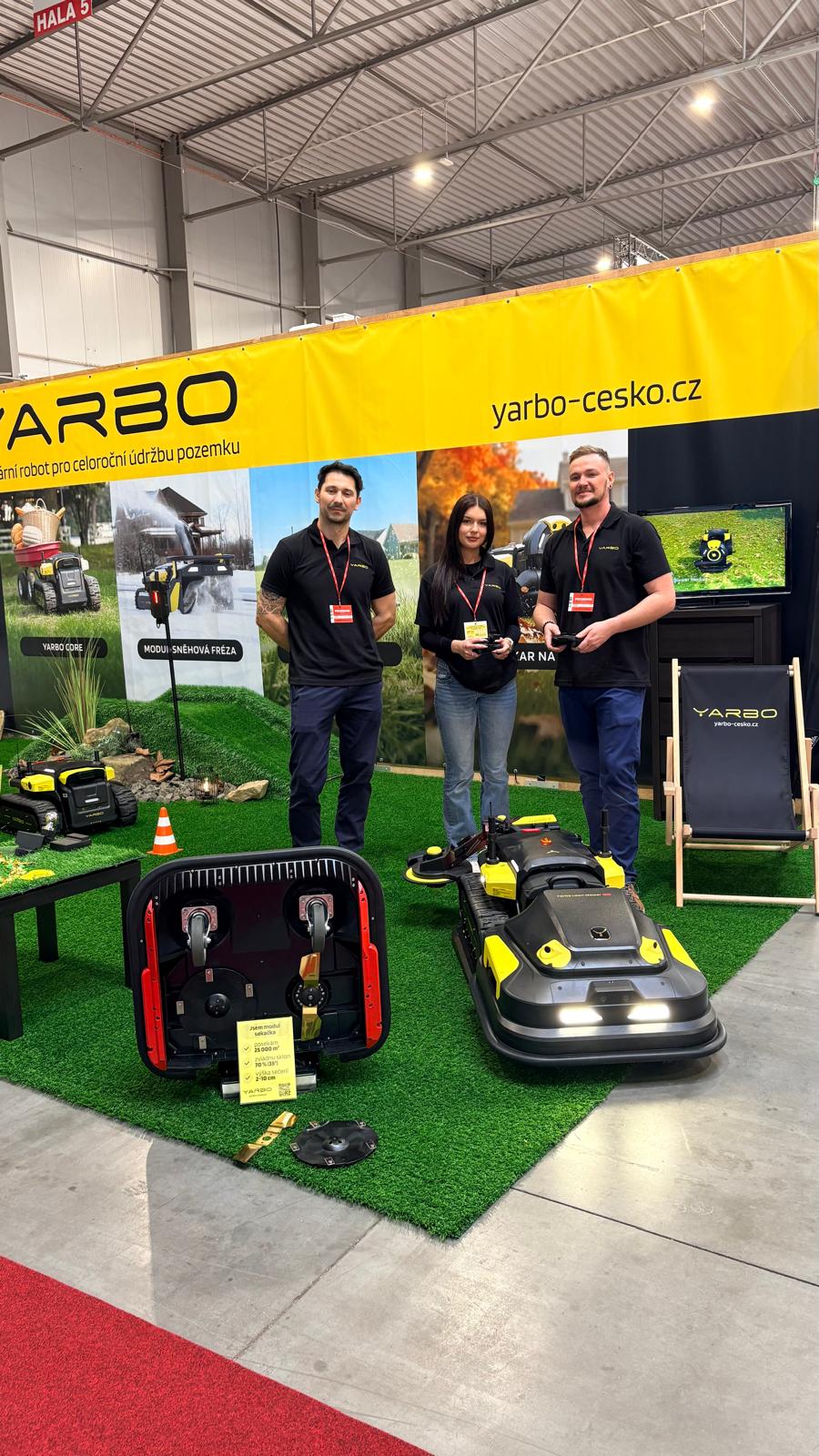 Stánek Yarbo Česko na veletrhu For Garden 2026